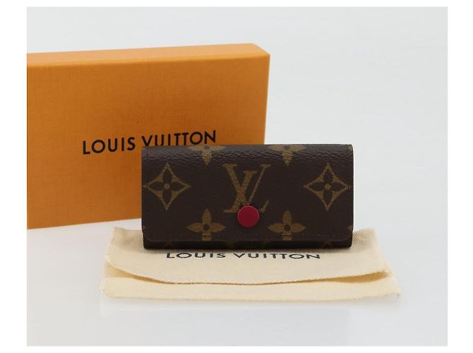 LOUIS VUITTON Monogram Multicles 4 Key Case Fuchsia M62631 Auth 181113V Fucsia Monograma - vista 12