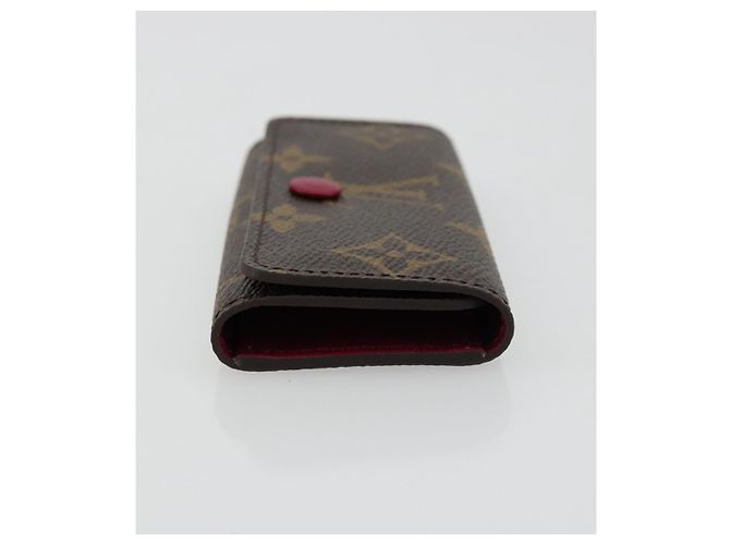 LOUIS VUITTON Monogram Multicles 4 Key Case Fuchsia M62631 Auth 181113V Fucsia Monograma - vista 3
