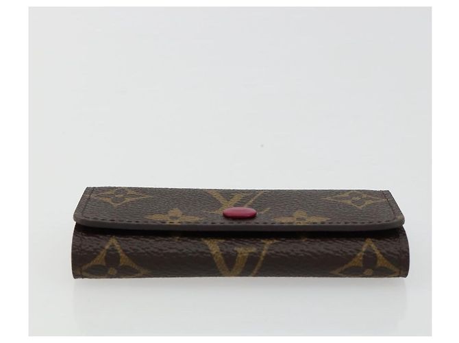LOUIS VUITTON Monogram Multicles 4 Key Case Fuchsia M62631 Auth 181113V Fucsia Monograma - vista 6