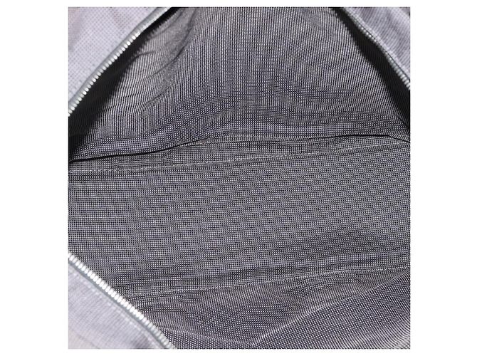 Hermès HERMES Her Line MM Handtasche Canvas Grau Silber Authentisch 181392 Braun - Ansicht 10