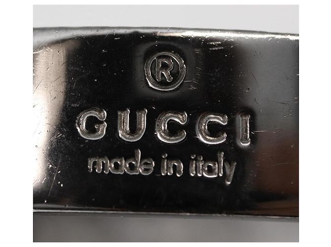 Borsa a tracolla GUCCI Tela Nero Argento 001 3298 Auth 181270 - vista 10