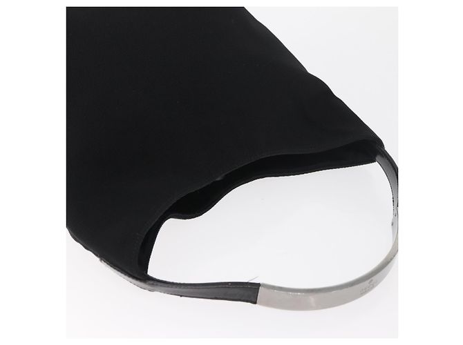 Borsa a tracolla GUCCI Tela Nero Argento 001 3298 Auth 181270 - vista 6