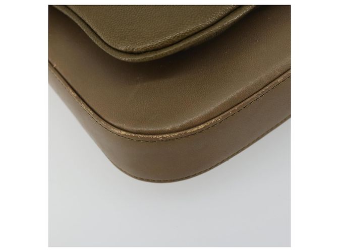 Borsa a Spalla GIVENCHY in Pelle Verde e Oro Auth 180485 D'oro - vista 14