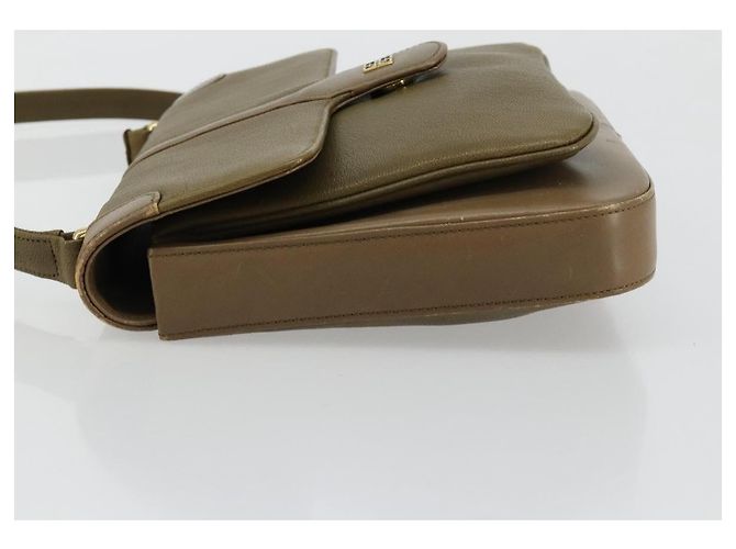 Borsa a Spalla GIVENCHY in Pelle Verde e Oro Auth 180485 D'oro - vista 4