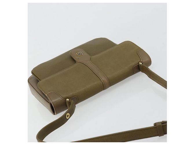 Borsa a Spalla GIVENCHY in Pelle Verde e Oro Auth 180485 D'oro - vista 6