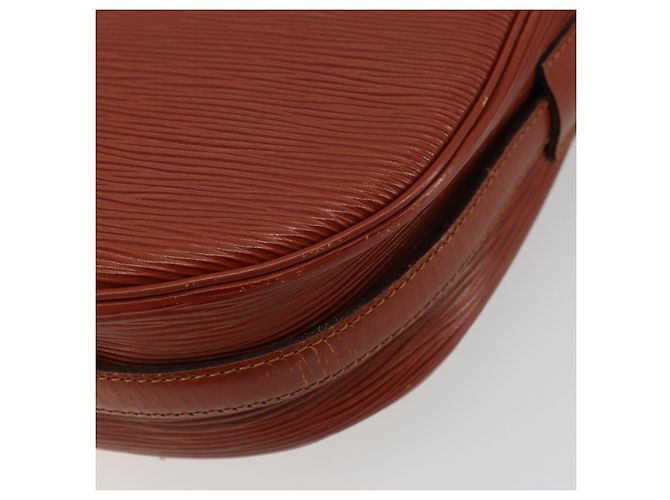 LOUIS VUITTON Epi Jeune Fille MM Borsa a Spalla Marrone M52153 LV Auth BA12827 - vista 16