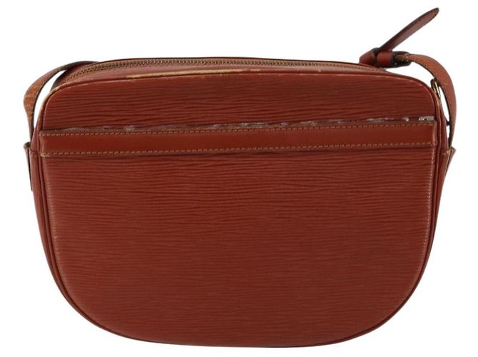 LOUIS VUITTON Epi Jeune Fille MM Borsa a Spalla Marrone M52153 LV Auth BA12827 - vista 2