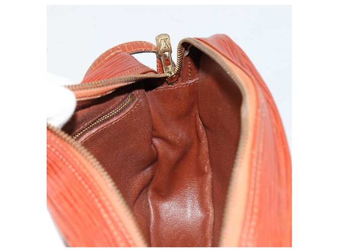 LOUIS VUITTON Epi Jeune Fille MM Borsa a Spalla Marrone M52153 LV Auth BA12827 - vista 20