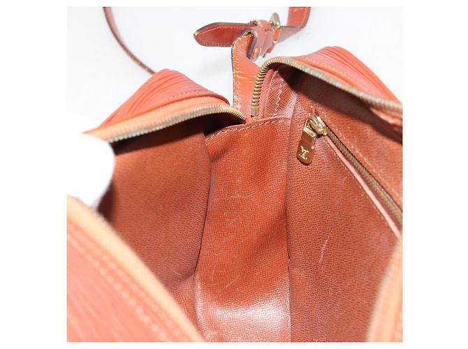 LOUIS VUITTON Epi Jeune Fille MM Borsa a Spalla Marrone M52153 LV Auth BA12827 - vista 21