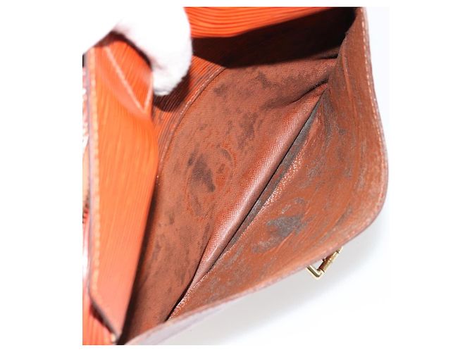 LOUIS VUITTON Epi Jeune Fille MM Borsa a Spalla Marrone M52153 LV Auth BA12827 - vista 23