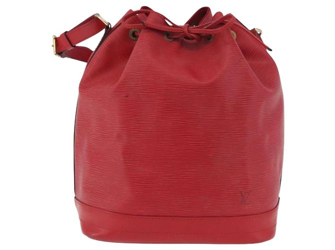 Borsa a tracolla LOUIS VUITTON Epi Noe Rosso M44007 LV Auth 180369A - vista 13