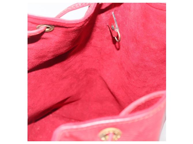Borsa a tracolla LOUIS VUITTON Epi Noe Rosso M44007 LV Auth 180369A - vista 19