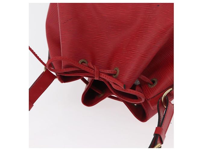Borsa a tracolla LOUIS VUITTON Epi Noe Rosso M44007 LV Auth 180369A - vista 6