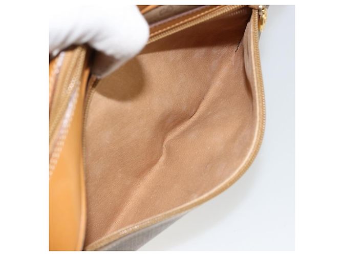 Borsa a Spalla GUCCI Micro GG Supreme PVC Beige Oro 001 56 0942 Auth BA12842 D'oro - vista 25