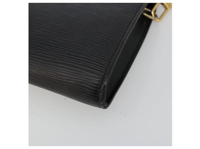 LOUIS VUITTON Epi Pochette Accessoires Pochette Nera M52982 LV Auth BA12799 Nero - vista 15