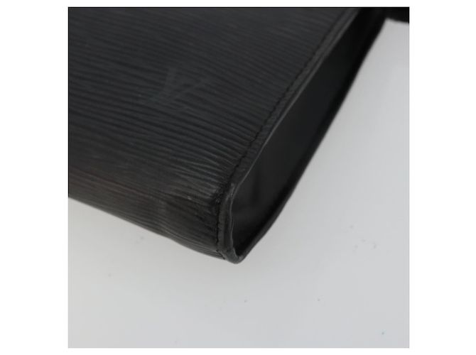 LOUIS VUITTON Epi Pochette Accessoires Pochette Nera M52982 LV Auth BA12799 Nero - vista 9