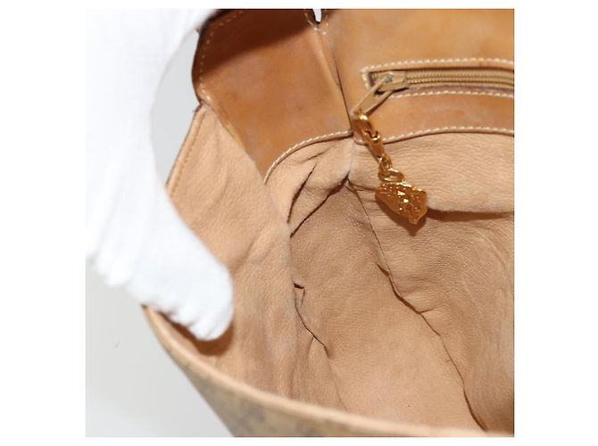Borsa a tracolla GUCCI Micro GG Supreme PVC Beige Oro 001 261 4425 Auth ka4363 D'oro - vista 21