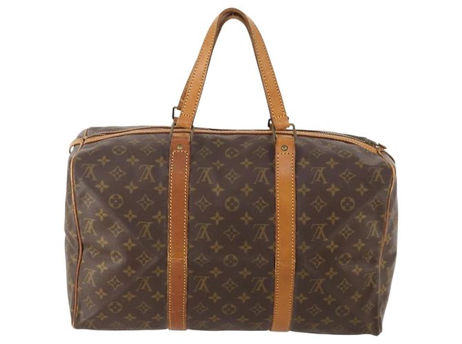 LOUIS VUITTON Monogram Sac Souple 45 Boston Bag M41624 LV Auth 178950 Monogramma - vista 2