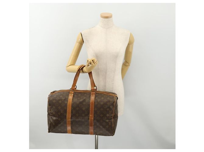 LOUIS VUITTON Monogram Sac Souple 45 Boston Bag M41624 LV Auth 178950 Monogramma - vista 21