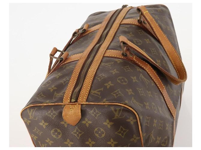 LOUIS VUITTON Monogram Sac Souple 45 Boston Bag M41624 LV Auth 178950 Monogramma - vista 6