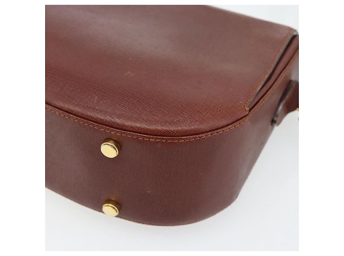 Borsa a Spalla Salvatore Ferragamo in Pelle Marrone Oro Auth BA12914 D'oro - vista 15