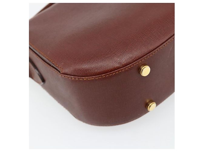 Borsa a Spalla Salvatore Ferragamo in Pelle Marrone Oro Auth BA12914 D'oro - vista 16