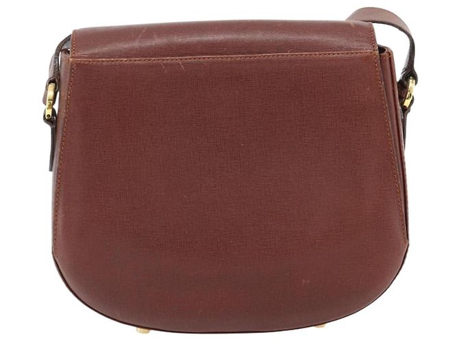 Borsa a Spalla Salvatore Ferragamo in Pelle Marrone Oro Auth BA12914 D'oro - vista 2