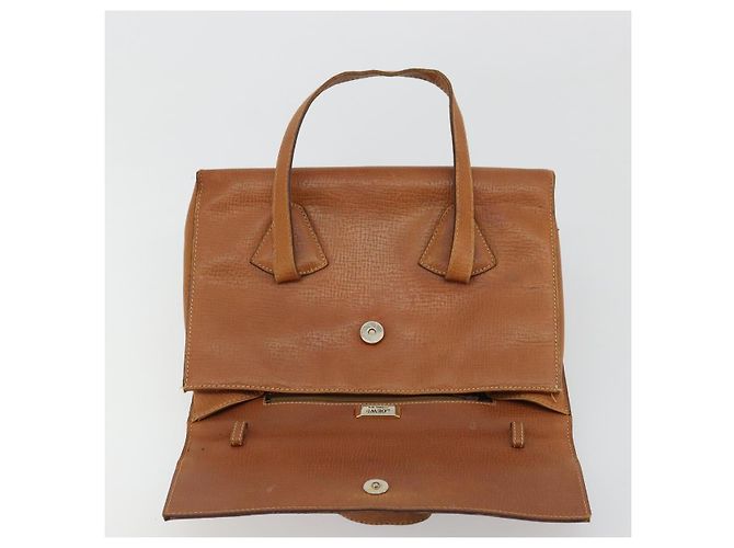 Borsa a mano LOEWE in pelle marrone oro Auth bs35163 D'oro - vista 10