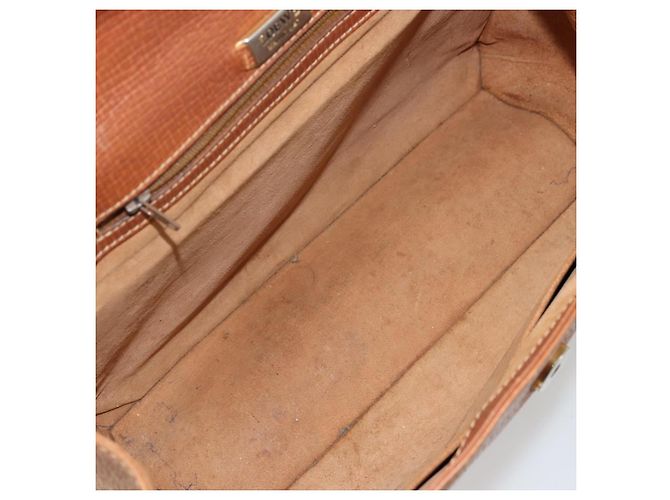 Borsa a mano LOEWE in pelle marrone oro Auth bs35163 D'oro - vista 11