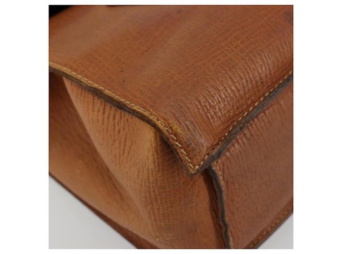 Borsa a mano LOEWE in pelle marrone oro Auth bs35163 D'oro - vista 14