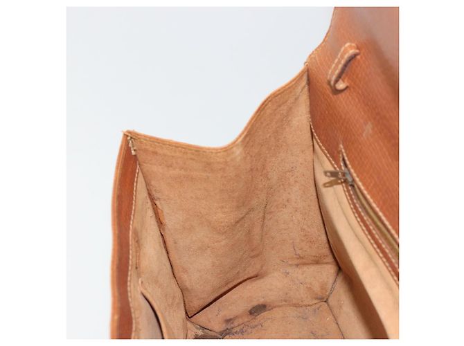 Borsa a mano LOEWE in pelle marrone oro Auth bs35163 D'oro - vista 20