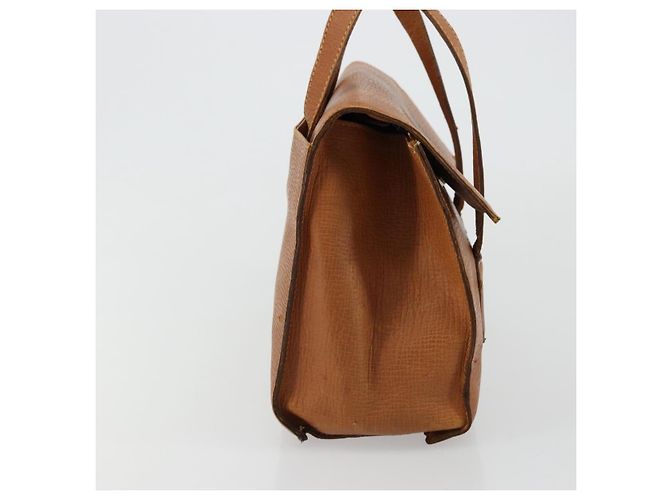 Borsa a mano LOEWE in pelle marrone oro Auth bs35163 D'oro - vista 4
