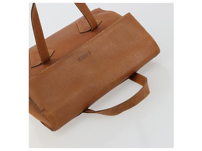 Borsa a mano LOEWE in pelle marrone oro Auth bs35163 D'oro - vista 6