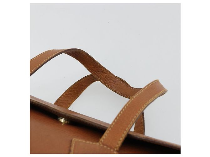 Borsa a mano LOEWE in pelle marrone oro Auth bs35163 D'oro - vista 8