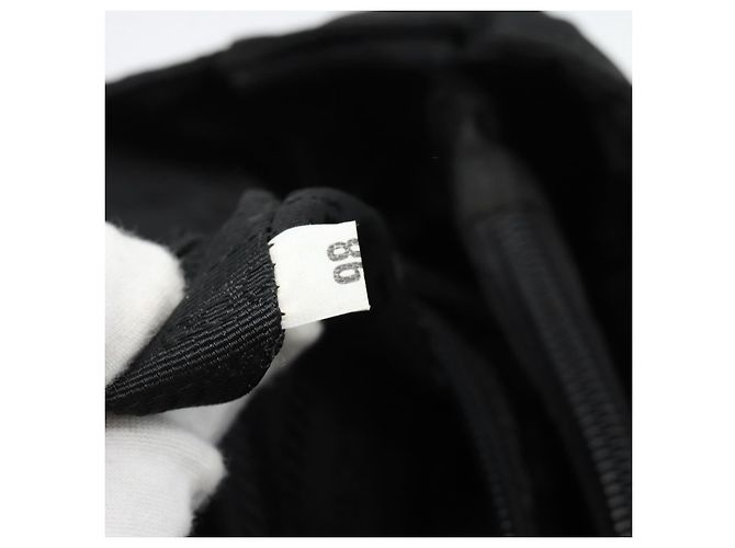 PRADA Handtasche Nylon Schwarz Silber Auth 181329 - Ansicht 12