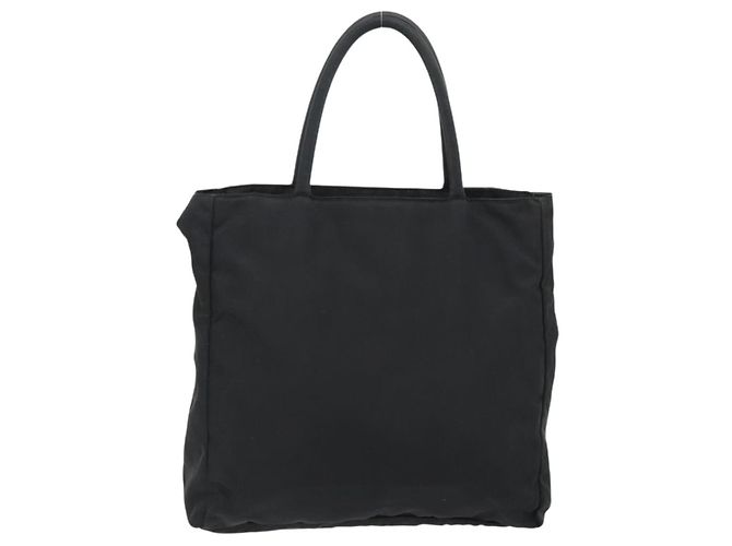 PRADA Handtasche Nylon Schwarz Silber Auth 181329 - Ansicht 2