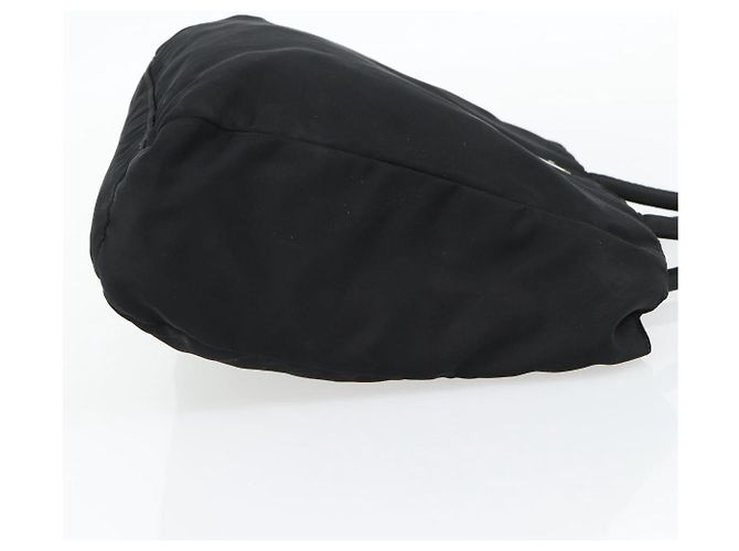 PRADA Handtasche Nylon Schwarz Silber Auth 181329 - Ansicht 4