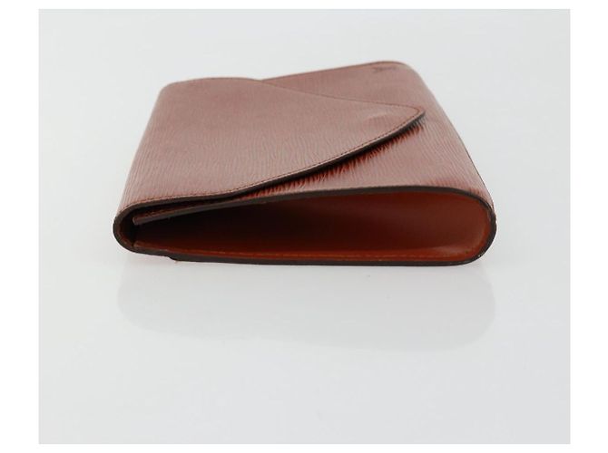Clutch LOUIS VUITTON Epi Art Deco Marrone M52633 LV Auth BA12822 - vista 4