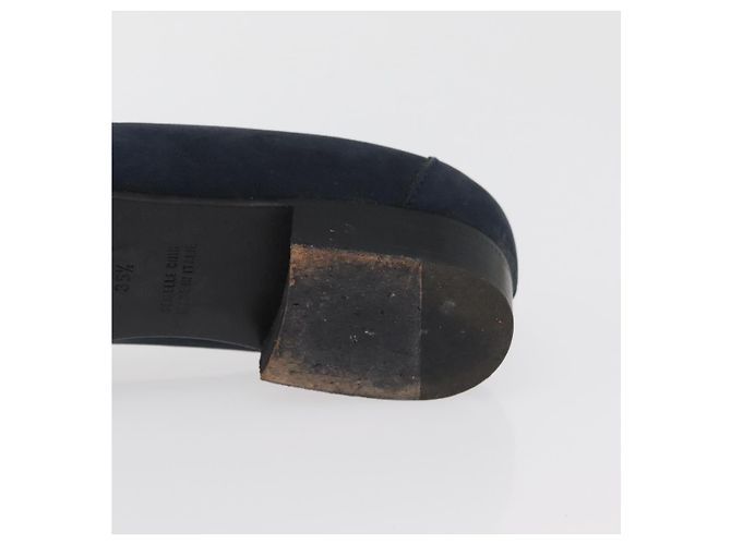 Hermès Mocassini HERMES Kelly Suede 35 1/2 Navy Auth BA12685 Blu navy - vista 27