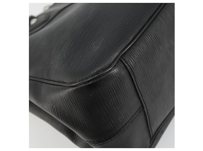 Borsa LOUIS VUITTON Epi Passy GM Nera M59252 LV Auth 180299 Nero - vista 14