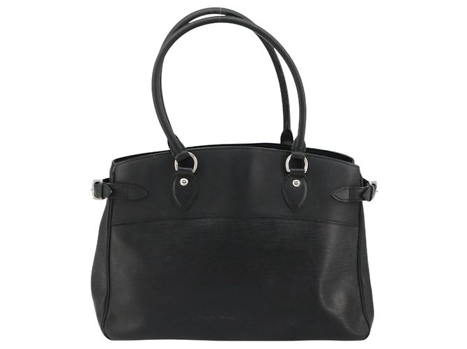 Borsa LOUIS VUITTON Epi Passy GM Nera M59252 LV Auth 180299 Nero - vista 2