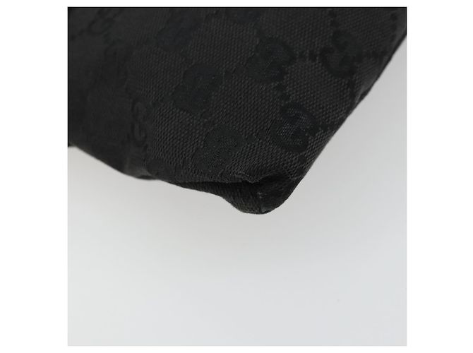 Marsupio GUCCI GG Canvas Nero Argento 28566 Auth 180491 - vista 14