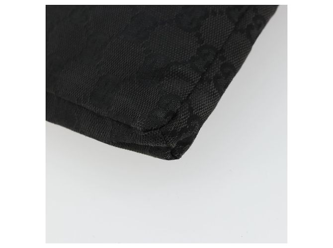 Marsupio GUCCI GG Canvas Nero Argento 28566 Auth 180491 - vista 16