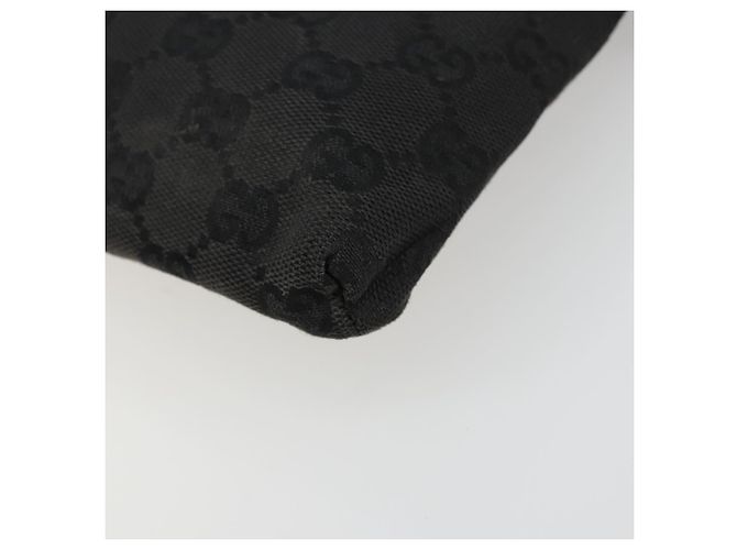 Marsupio GUCCI GG Canvas Nero Argento 28566 Auth 180491 - vista 9