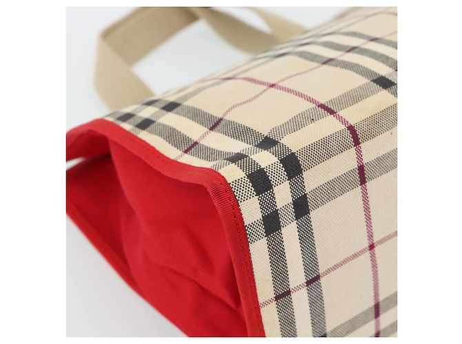 BURBERRY Nova Check Tote Bag Canvas Beige Auth bs35250 - Ansicht 14