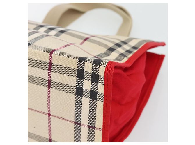 BURBERRY Nova Check Tote Bag Canvas Beige Auth bs35250 - Ansicht 15