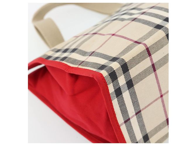 BURBERRY Nova Check Tote Bag Canvas Beige Auth bs35250 - Ansicht 16