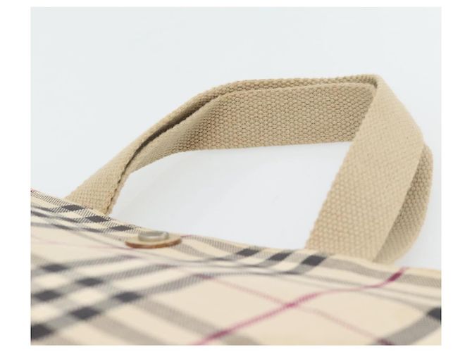 BURBERRY Nova Check Tote Bag Canvas Beige Auth bs35250 - Ansicht 8