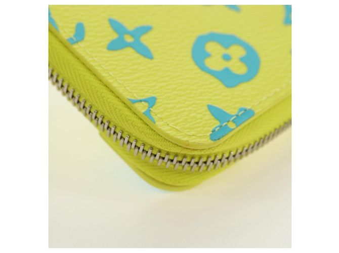 LOUIS VUITTON Cartera Zippy Playground Vertical Amarilla M82005 Auth 181139M Amarillo - vista 15