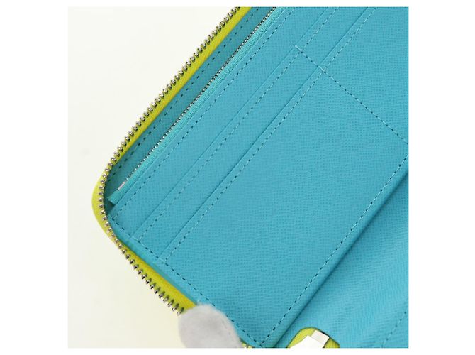 LOUIS VUITTON Cartera Zippy Playground Vertical Amarilla M82005 Auth 181139M Amarillo - vista 17